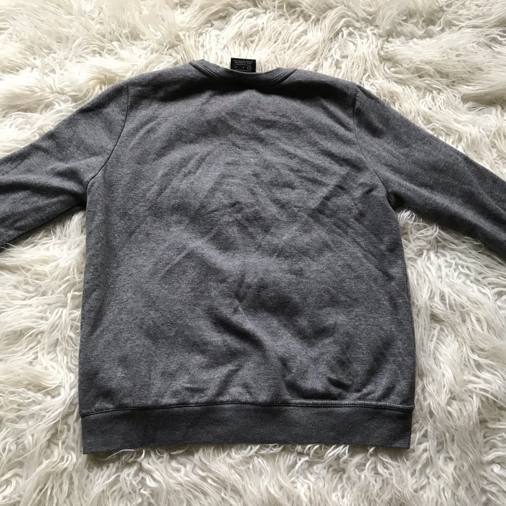 Nike Basic Crew Neck Sweater Dark Grey Heather - image 7